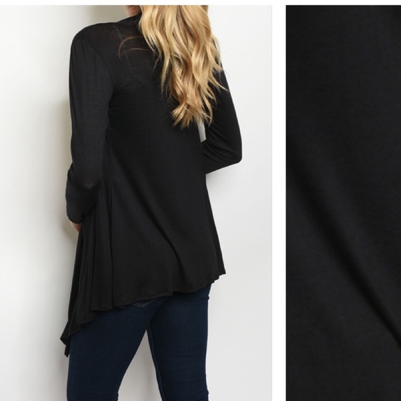 LAST M❗️Black lightweight cardigan wrap - Picture 5 of 8